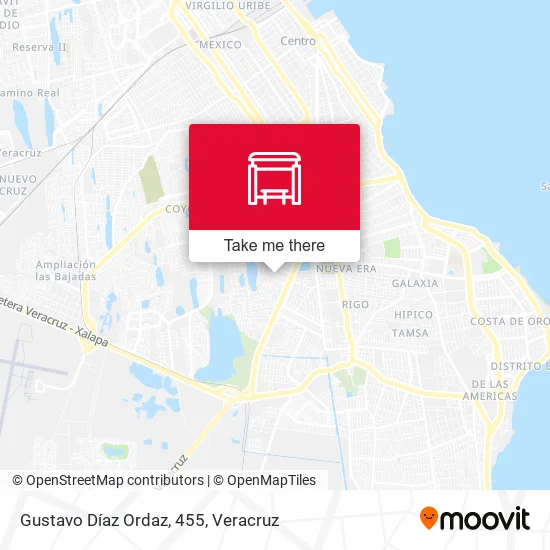 Mapa de Gustavo Díaz Ordaz, 455