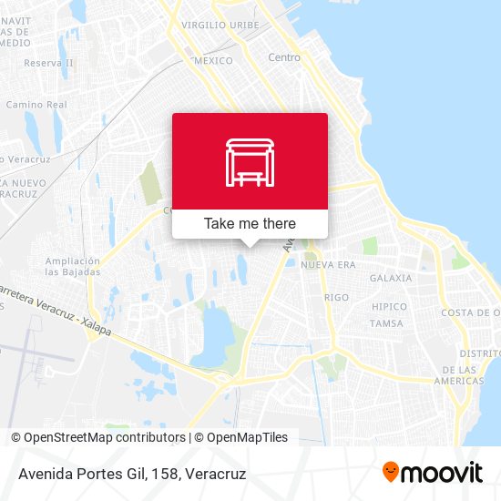 Avenida Portes Gil, 158 map