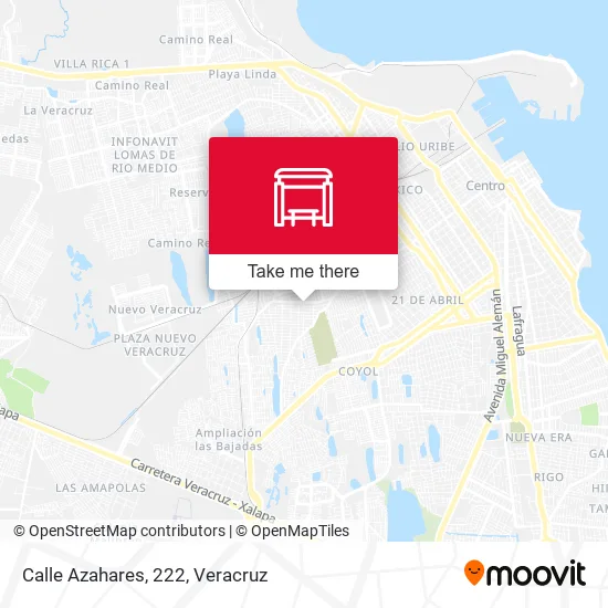 Mapa de Calle Azahares, 222