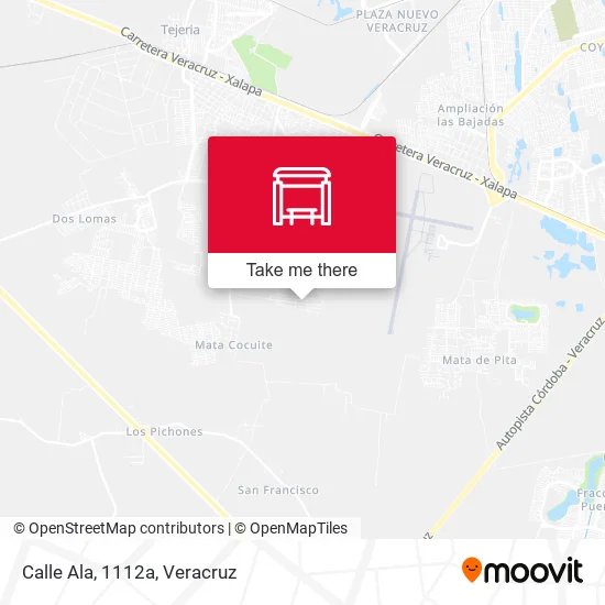 Mapa de Calle Ala, 1112a