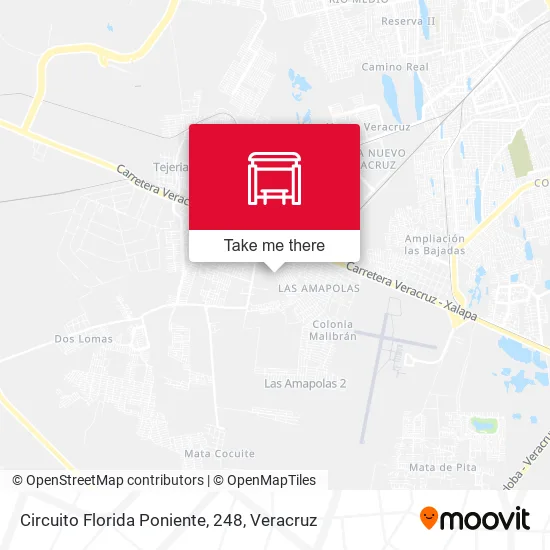 Mapa de Circuito Florida Poniente, 248