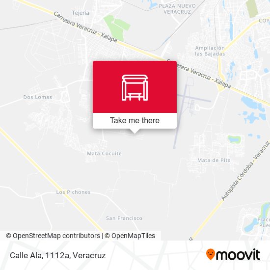 Mapa de Calle Ala, 1112a