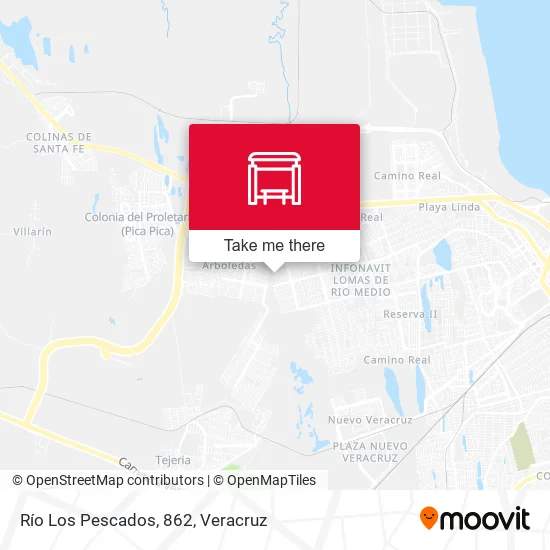 Río Los Pescados, 862 map