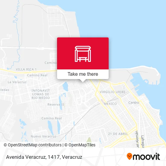 Avenida Veracruz, 1417 map