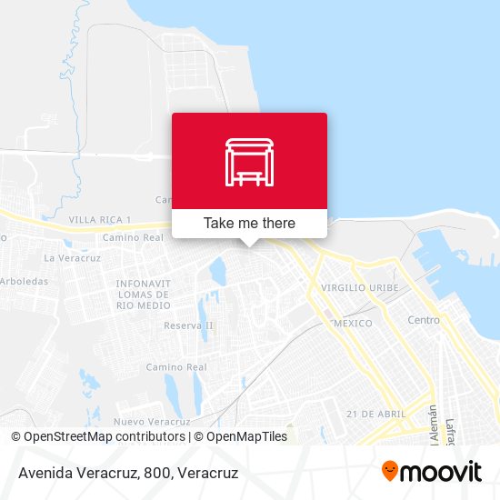 Mapa de Avenida Veracruz, 800