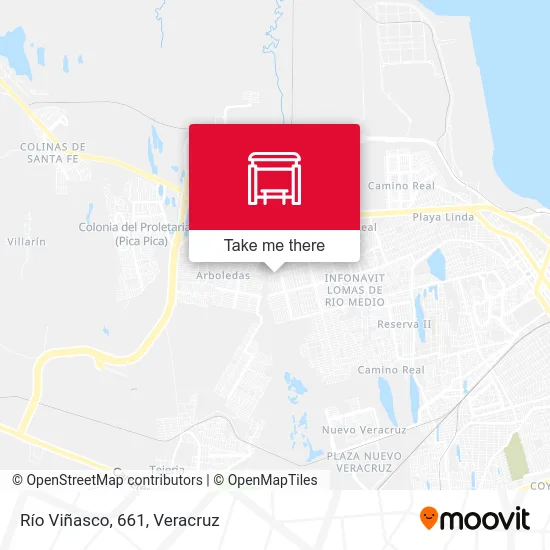 Río Viñasco, 661 map