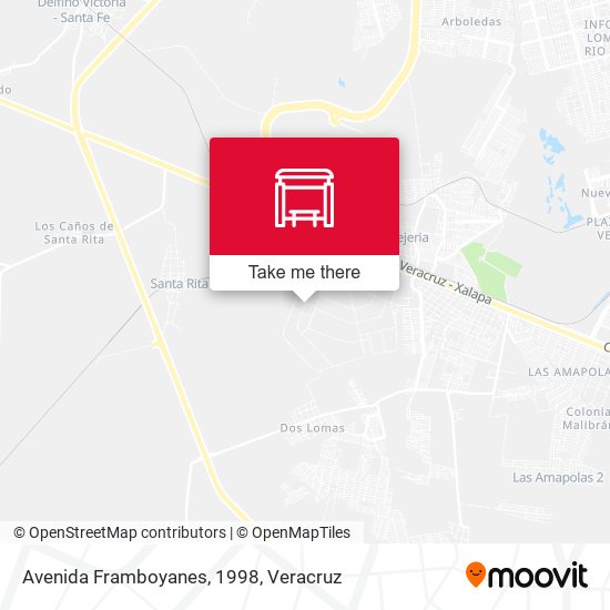Avenida Framboyanes, 1998 map