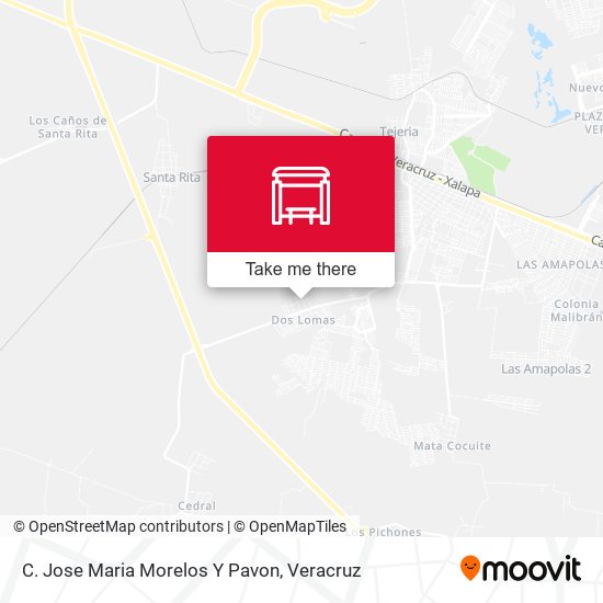 Mapa de C. Jose Maria Morelos Y Pavon