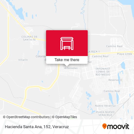 Mapa de Hacienda Santa Ana, 152