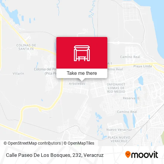 Mapa de Calle Paseo De Los Bosques, 232