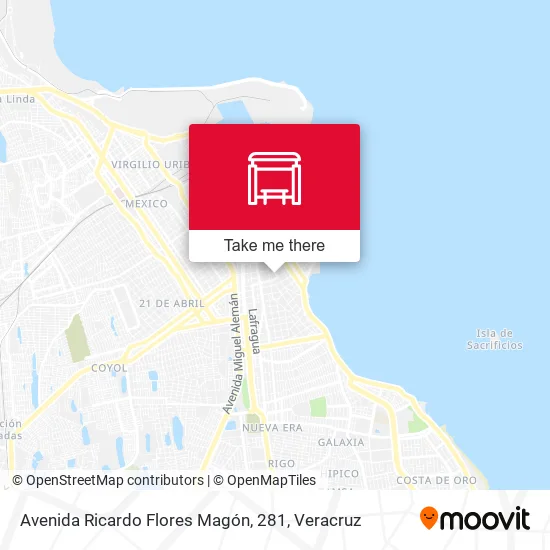 Mapa de Avenida Ricardo Flores Magón, 281