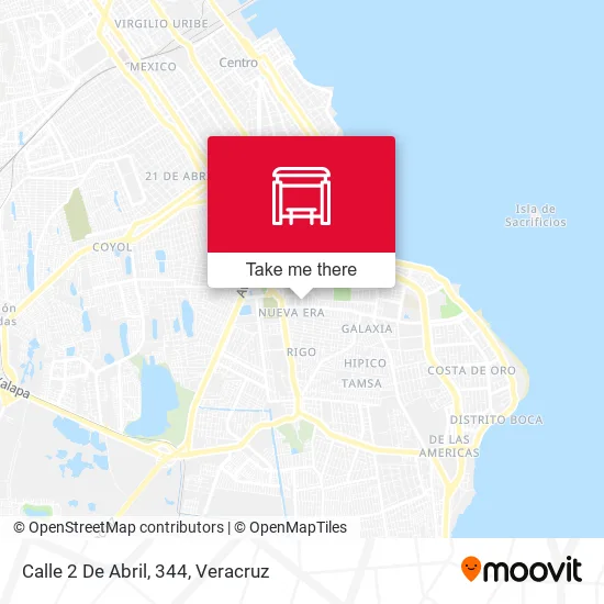 Mapa de Calle 2 De Abril, 344