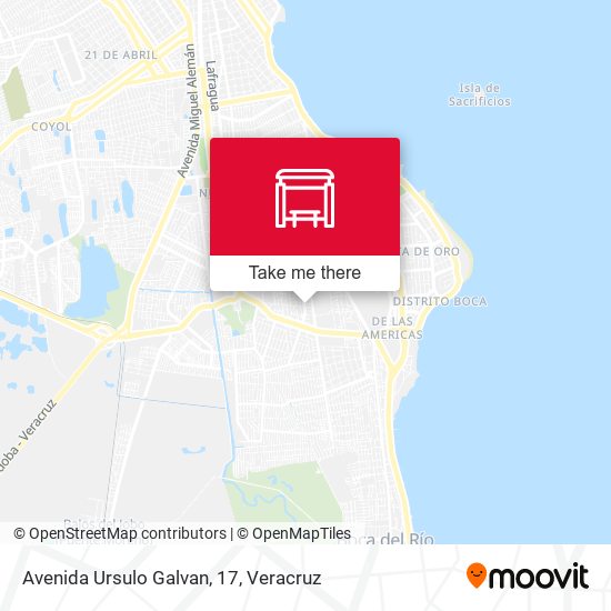 Avenida Ursulo Galvan, 17 map