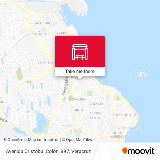 Mapa de Avenida Cristóbal Colón, 897