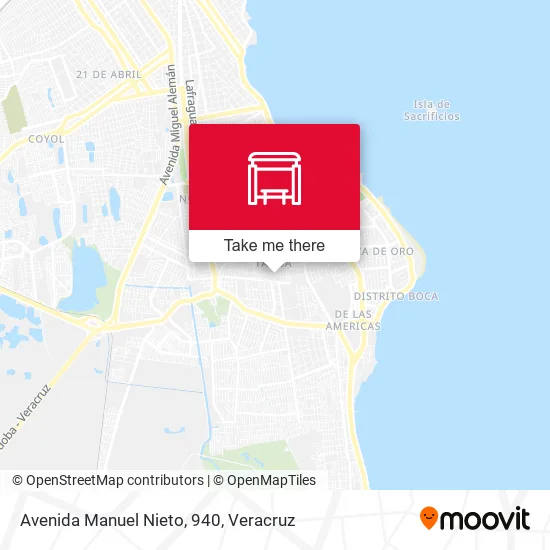 Avenida Manuel Nieto, 940 map