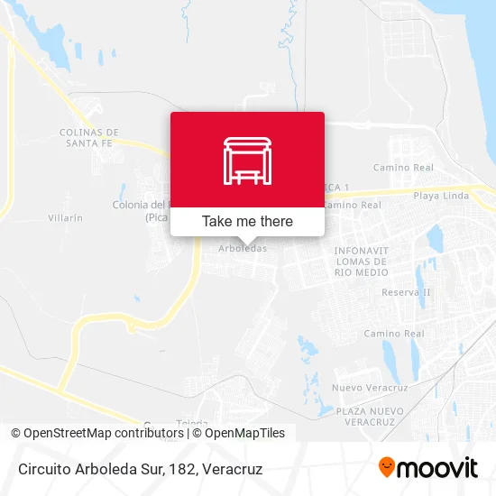 Mapa de Circuito Arboleda Sur, 182