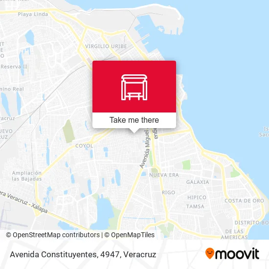Mapa de Avenida Constituyentes, 4947