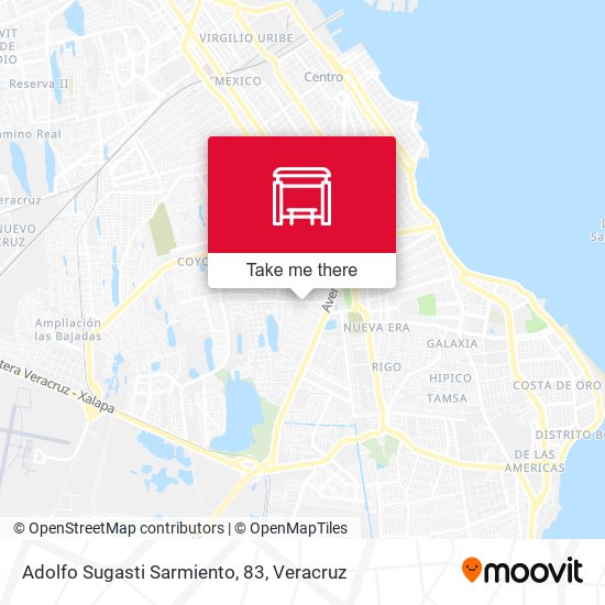 Adolfo Sugasti Sarmiento, 83 map