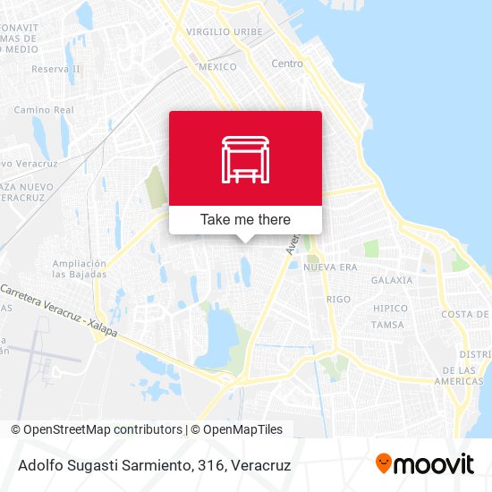 Adolfo Sugasti Sarmiento, 316 map