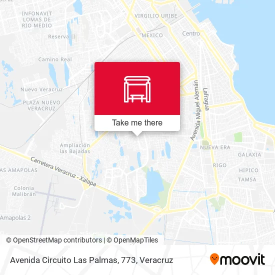 Mapa de Avenida Circuito Las Palmas, 773