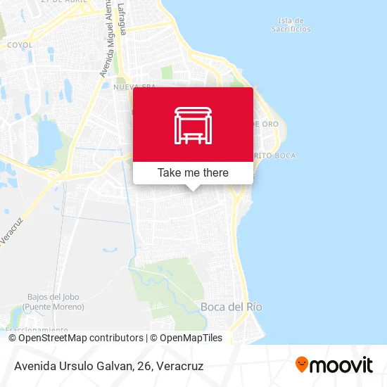 Mapa de Avenida Ursulo Galvan, 26