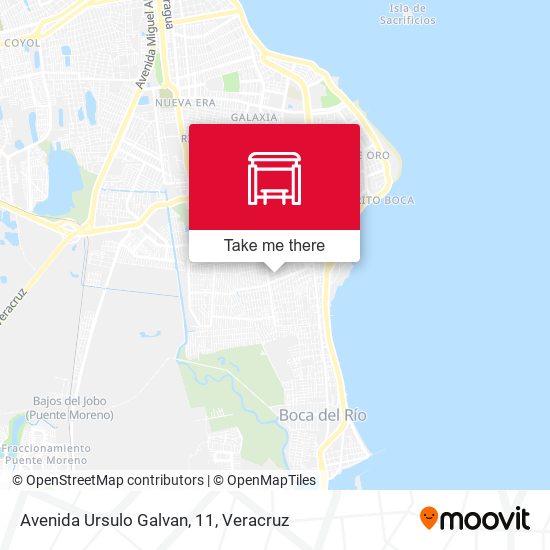 Mapa de Avenida Ursulo Galvan, 11