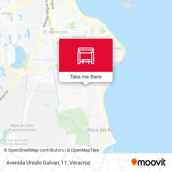Mapa de Avenida Ursulo Galvan, 11