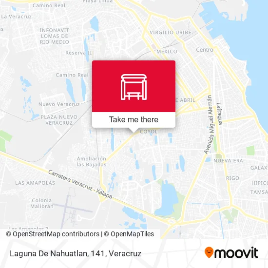 Laguna De Nahuatlan, 141 map