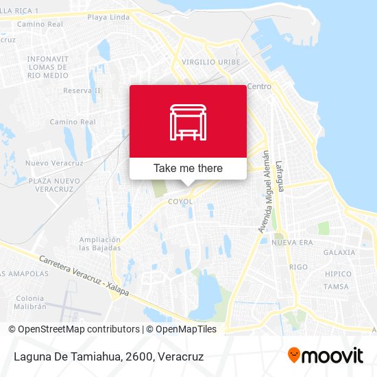 Laguna De Tamiahua, 2600 map