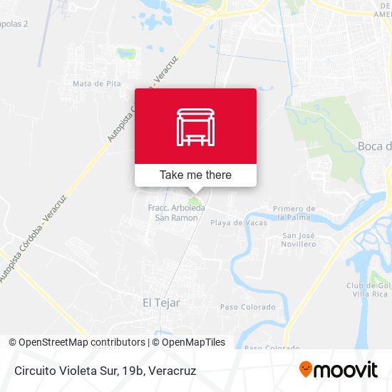Mapa de Circuito Violeta Sur, 19b