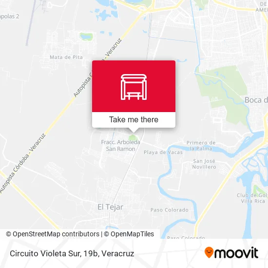 Mapa de Circuito Violeta Sur, 19b