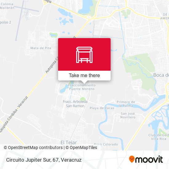Mapa de Circuito Jupiter Sur, 67