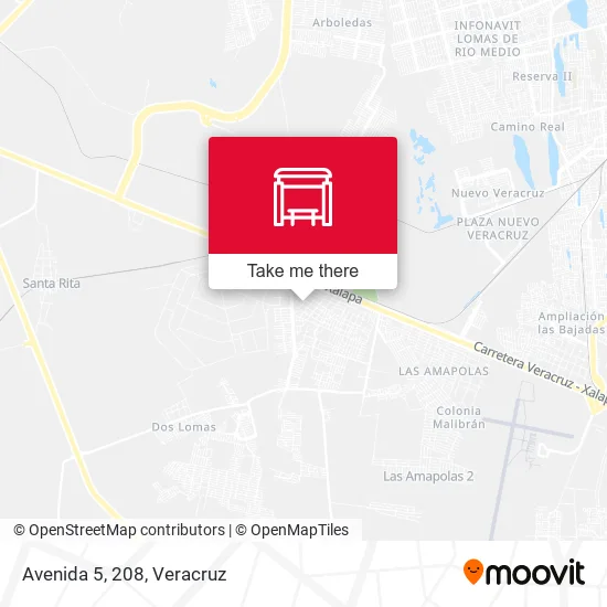 Mapa de Avenida 5, 208