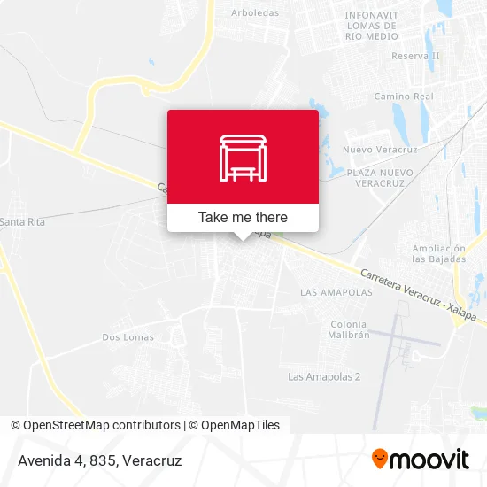 Mapa de Avenida 4, 835