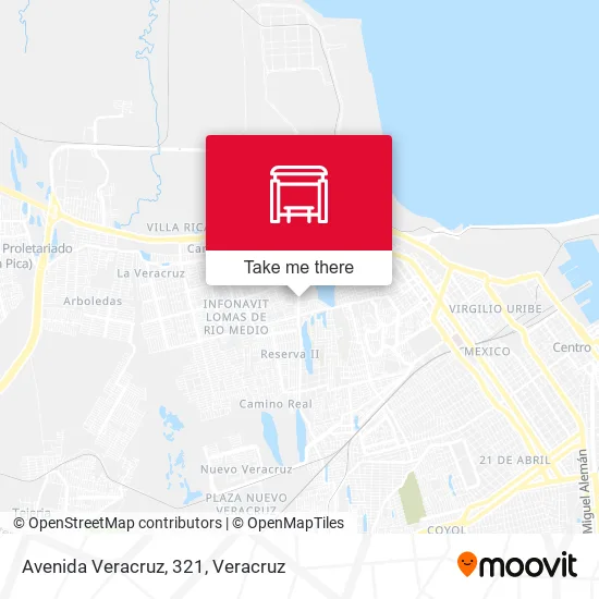Avenida Veracruz, 321 map