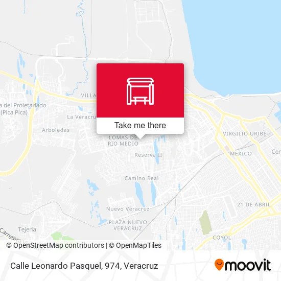 Mapa de Calle Leonardo Pasquel, 974