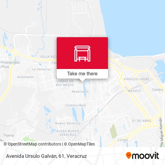 Avenida Ursulo Galván, 61 map