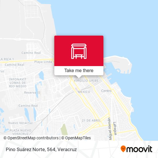 Pino Suárez Norte, 564 map