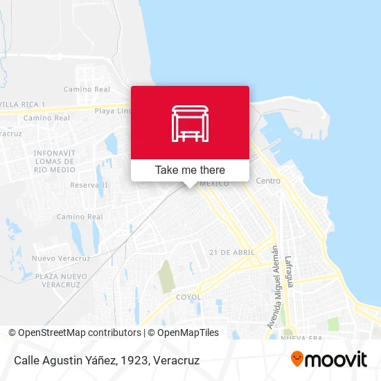 Mapa de Calle Agustin Yáñez, 1923