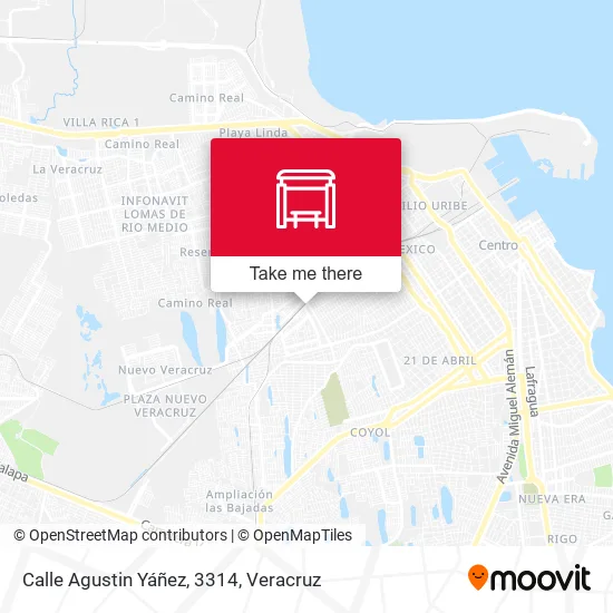 Mapa de Calle Agustin Yáñez, 3314