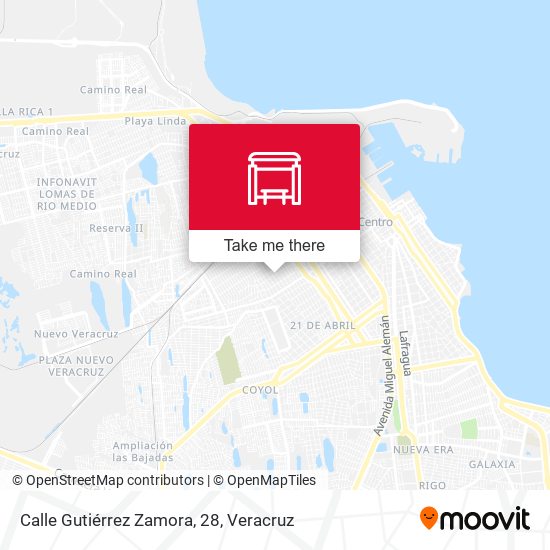 Calle Gutiérrez Zamora, 28 map