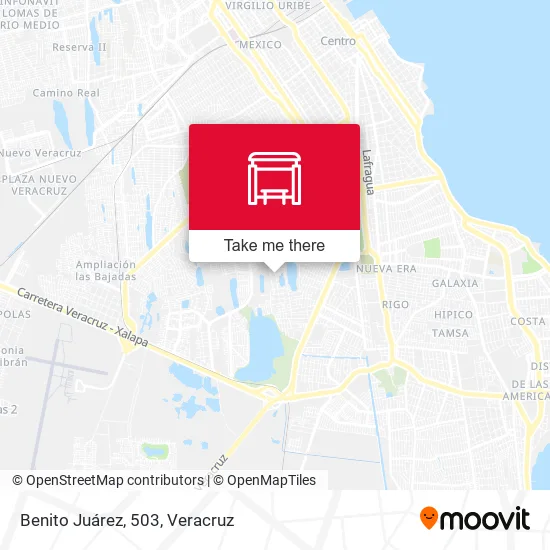 Benito Juárez, 503 map