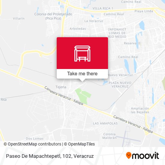 Paseo De Mapachtepetl, 102 map