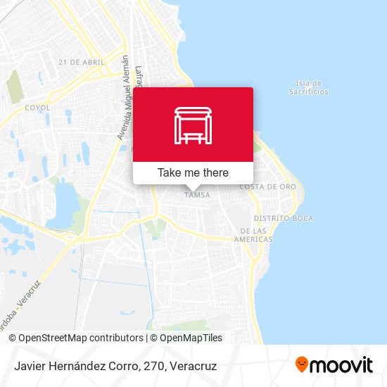 Javier Hernández Corro, 270 map