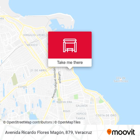 Avenida Ricardo Flores Magón, 879 map