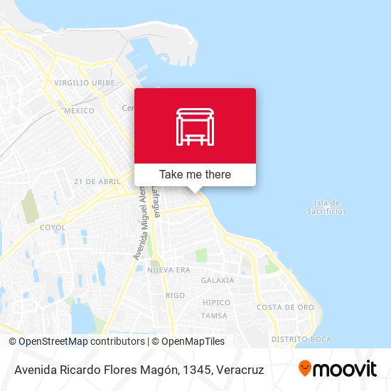 Avenida Ricardo Flores Magón, 1345 map