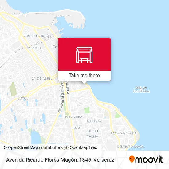 Mapa de Avenida Ricardo Flores Magón, 1345