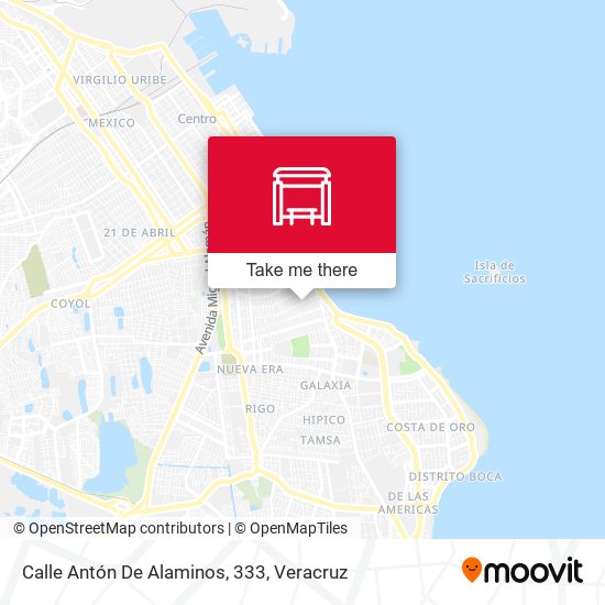 Calle Antón De Alaminos, 333 map