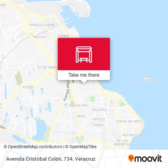 Mapa de Avenida Cristóbal Colón, 734