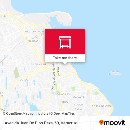 Mapa de Avenida Juan De Dios Peza, 69